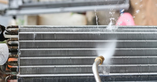 cleaning AC coils